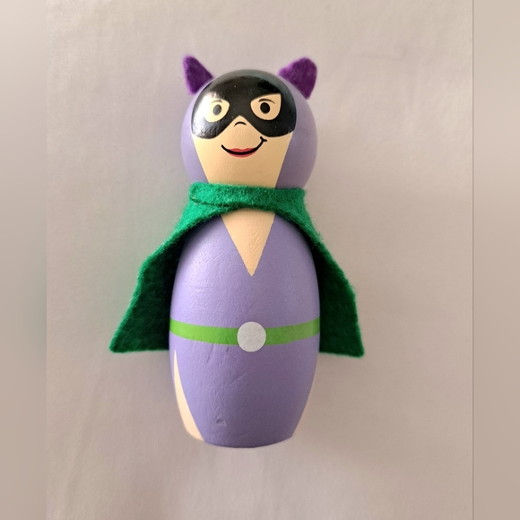 Pottery Barn Other Pottery Barn Dc Justice League Wooden Figurine